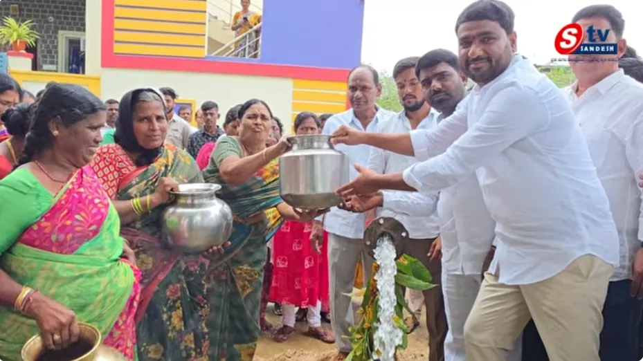 కుత్బుల్లాపూర్ నియోజకవర్గం: కొరివి బస్తీలో మంచినీటి బోరు ప్రారంభించిన శంభీపూర్ క్రిష్ణవేణి